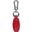Genuine ostrich leather key ring OSKH50 Pink
