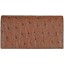Genuine ostrich leather exclusive wallet OSLW801E Peanut