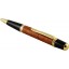 Genuine ostrich leather covered pen OSPEN1567G Cognac