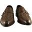 Genuine ostrich leather shoes OSSHOES05 Brown