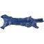 Genuine ostrich leg skin OSSKIN002 Midnight Blue
