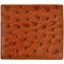Genuine ostrich leather wallet OSSW002 Peanut