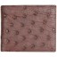 Genuine ostrich leather exclusive wallet OSSW501E Brown