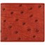 Genuine ostrich leather exclusive wallet OSSW501E Peanut
