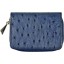 Genuine ostrich leather exclusive wallet OSW2-005A Midnight Blue