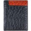 Genuine ostrich leather wallet OSW2-700A Black