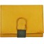 Genuine cow leather wallet P7 Tan