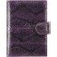Genuine python leather passport wallet PANW50PT Violet