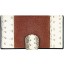 Genuine snake and stingray leather wallet PATW130PIN-ST Natural / Wine