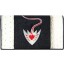 Genuine snake and stingray leather wallet PATW131PIN-ST Natural / Black / Red