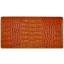 Genuine alligator leather wallet PCMM Tan