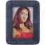 Genuine stingray sanded leather photo frame PH01-SA Blue