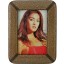 Genuine stingray sanded leather photo frame PH01-SA Brown