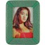 Genuine stingray sanded leather photo frame PH01-SA Green