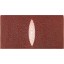 Genuine stingray leather wallet PK274 Burgundy