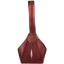 Genuine stingray leather bag PLR17 Burgundy