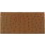 Genuine ostrich leather wallet PPOSC Brown