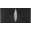 Genuine stingray leather wallet PR011 Black