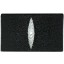 Genuine stingray leather wallet PR815 Black