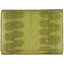 Genuine snake leather wallet PSN95 Yellow