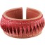 Genuine stingray and snake leather bracelet PSR-035SA Pink