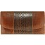Genuine snake leather wallet PSSN03 Tan / Brown