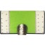 Genuine snake and stingray leather wallet PATW130PIN-ST Natural / Green