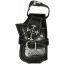 Genuine python snake and cow leather case PTPLCC141 Black / Natural