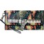 Genuine python leather clutch wallet PYTCW01PP Green / Red / Yellow
