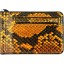 Genuine python leather money clip PYTMCLIP09 Tan
