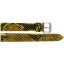 Genuine python snake leather watch band PYWB01 Yellow