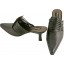 Genuine alligator leather shoes R-005 Black