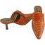 Genuine alligator leather shoes R-005 Cognac