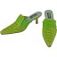 Genuine alligator leather shoes R-005 Green Apple