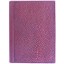 Genuine stingray leather card holder R01 Burgundy