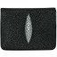 Genuine stingray leather bag R065 Black