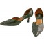 Genuine alligator leather shoes R-012 Black