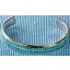 Sterling silver bangle with turquoise inlay SBANGLE001