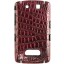 Genuine crocodile leather Blackberry case SCBB9500 / 9530 Violet