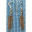 Sterling silver "feather" earrings SEARRING002