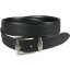 Genuine shark leather belt SHARK105 Black