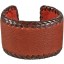 Genuine shark leather bracelet SHARK2211 Cognac