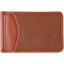 Genuine shark leather money clip SHARK2392 Cognac