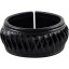 Genuine sea snake leather bracelet SKA-035 Black