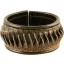 Genuine sea snake leather bracelet SKA-035 Brown