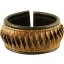 Genuine sea snake leather bracelet SKA-035 Coffee
