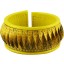 Genuine sea snake leather bracelet SKA-035 Yellow