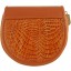 Genuine alligator leather coin wallet SM033 Tan