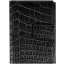 Genuine crocodile leather wallet SMMRW Black