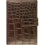 Genuine crocodile leather wallet SMMRW Oak